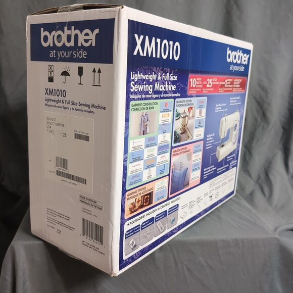 Sewing Machine, Brother XM1010, 10 Built-in Stitches, 4 Included Sewing Feet - Picture 4 of 7